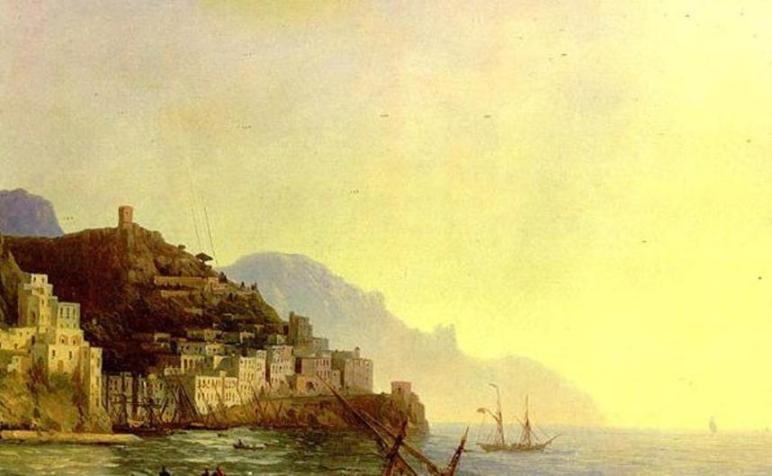View Of Amalfi — Iván Aivazovski