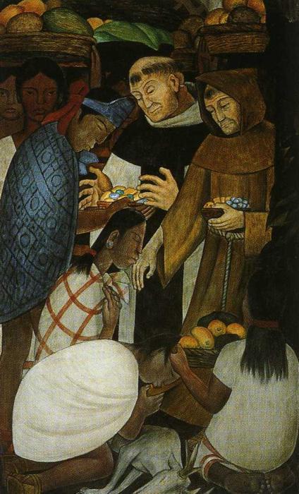 History Of Cuernavaca And Morelos. The New Religion And The Inquisition — Diego Rivera