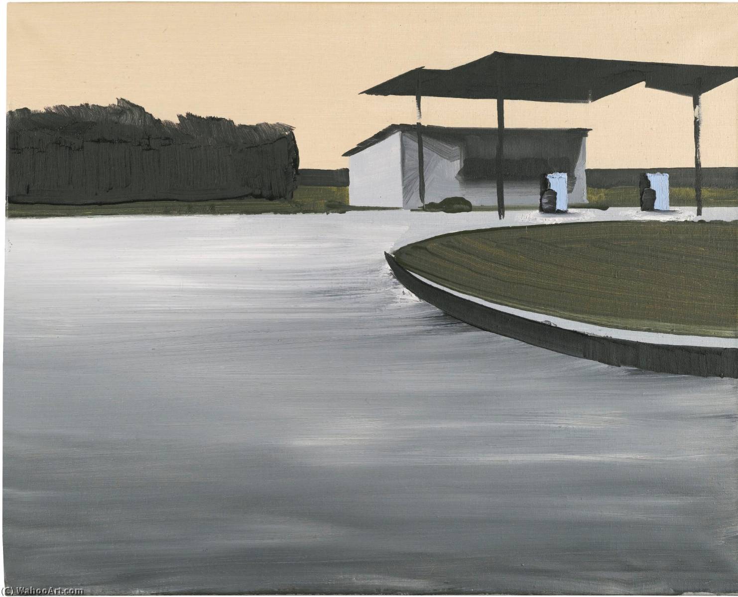 Gas Station I — Wilhelm Sasnal