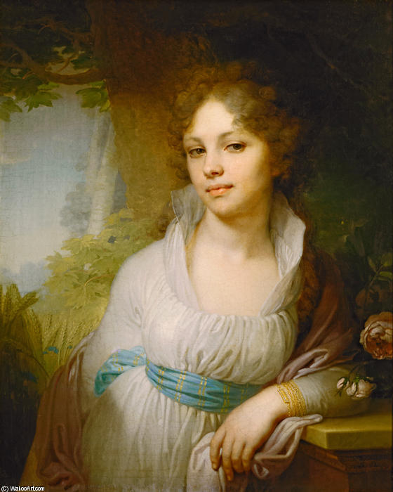 Portrait Of M.i.lopukhina — Vladimir Lukich Borovikovsky