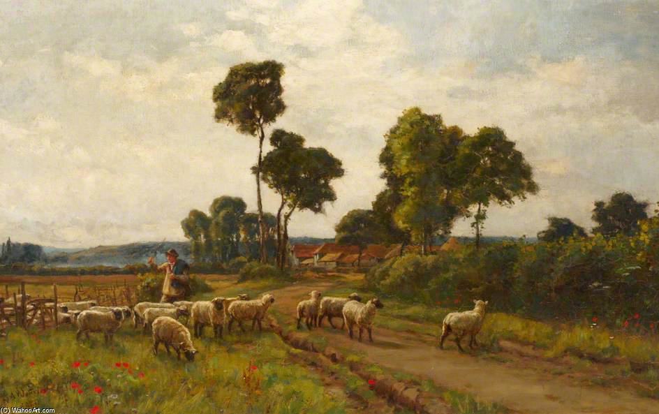 Early Morning In The Thames Valley — Ernest Albert Waterlow