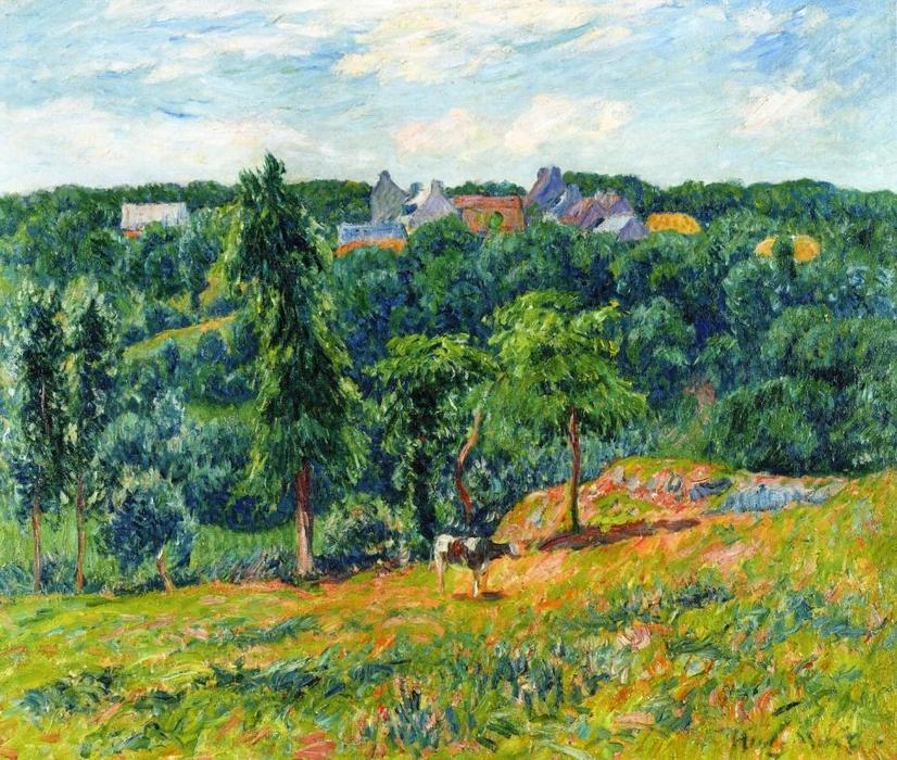 Spring At Clohars — Henri Moret