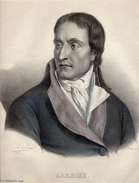 Portrait Of Jean-baptiste Carrier, French Revolutionary — Francois Seraphin Delpech