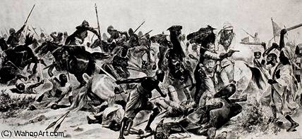 Charge Of The 21st Lancers At Omdurman — Richard Caton Woodville