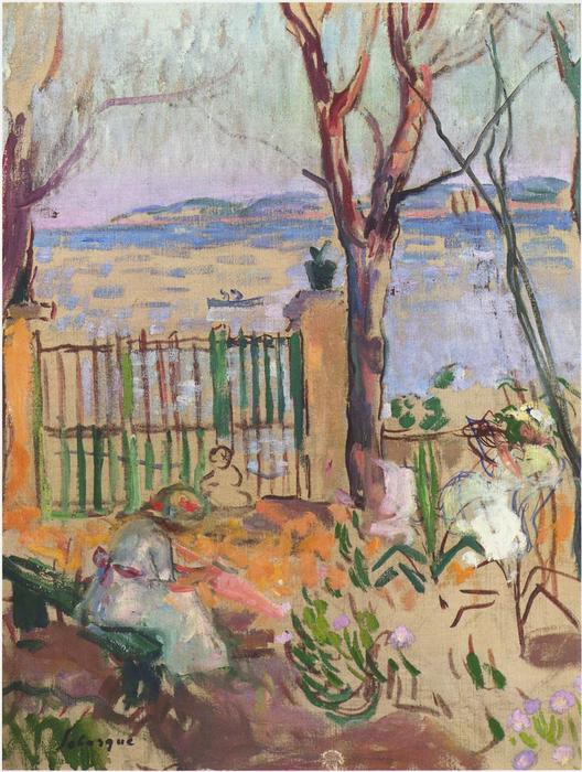 Garden By The Sea In St Tropez — Henri Lebasque