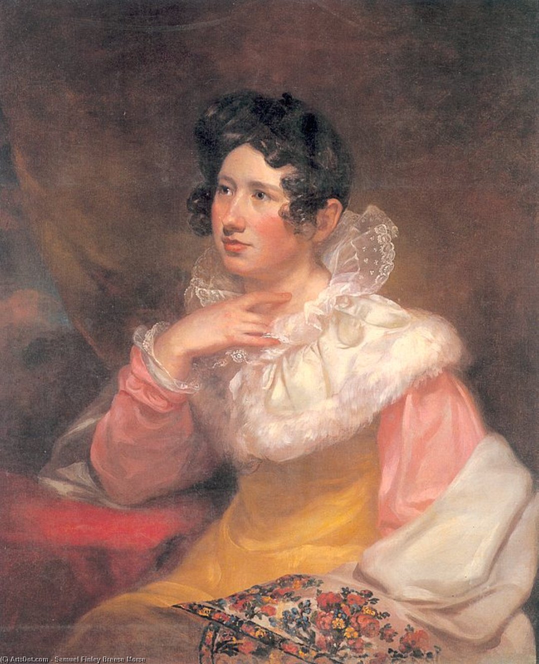 Portrait Of Lucretia Pickering Walker Morse — Samuel Finley Breese Morse