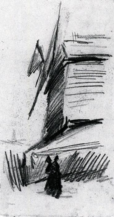 Windmill At Montmartre — Vincent Willem Van Gogh