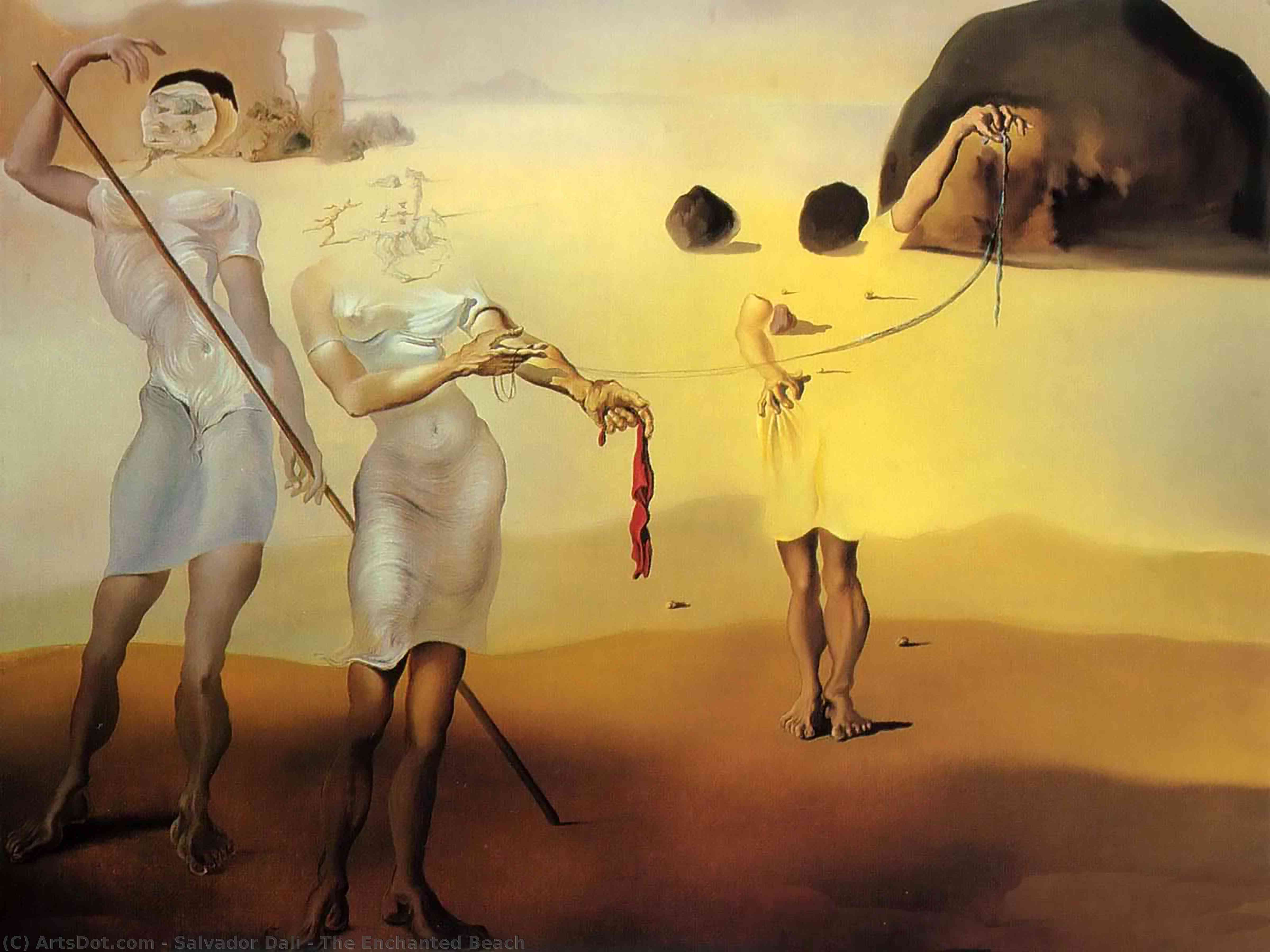 The Enchanted Beach — Salvador Dalí