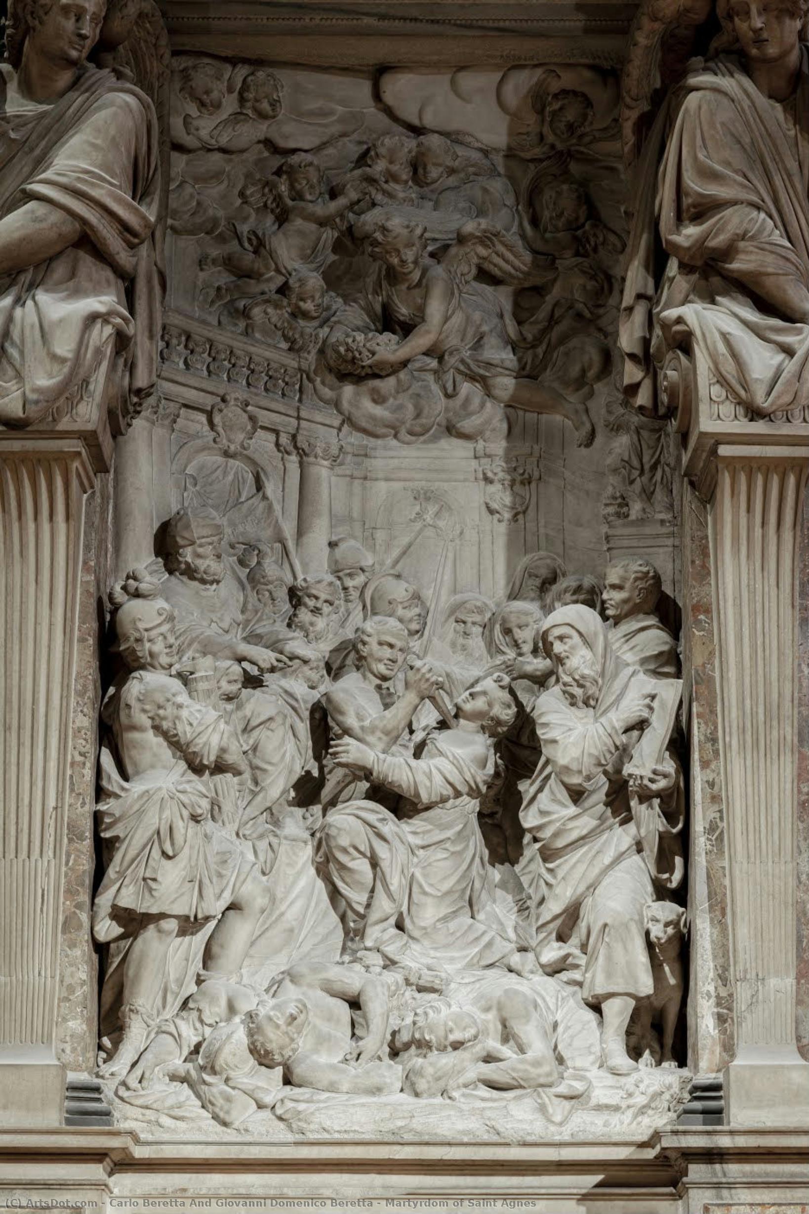 Martyrdom Of Saint Agnes — Carlo Beretta And Giovanni Domenico Beretta