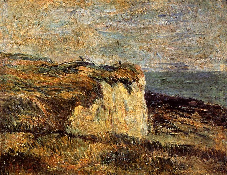 Cliff Near Dieppe — Eugène Henri Paul Gauguin