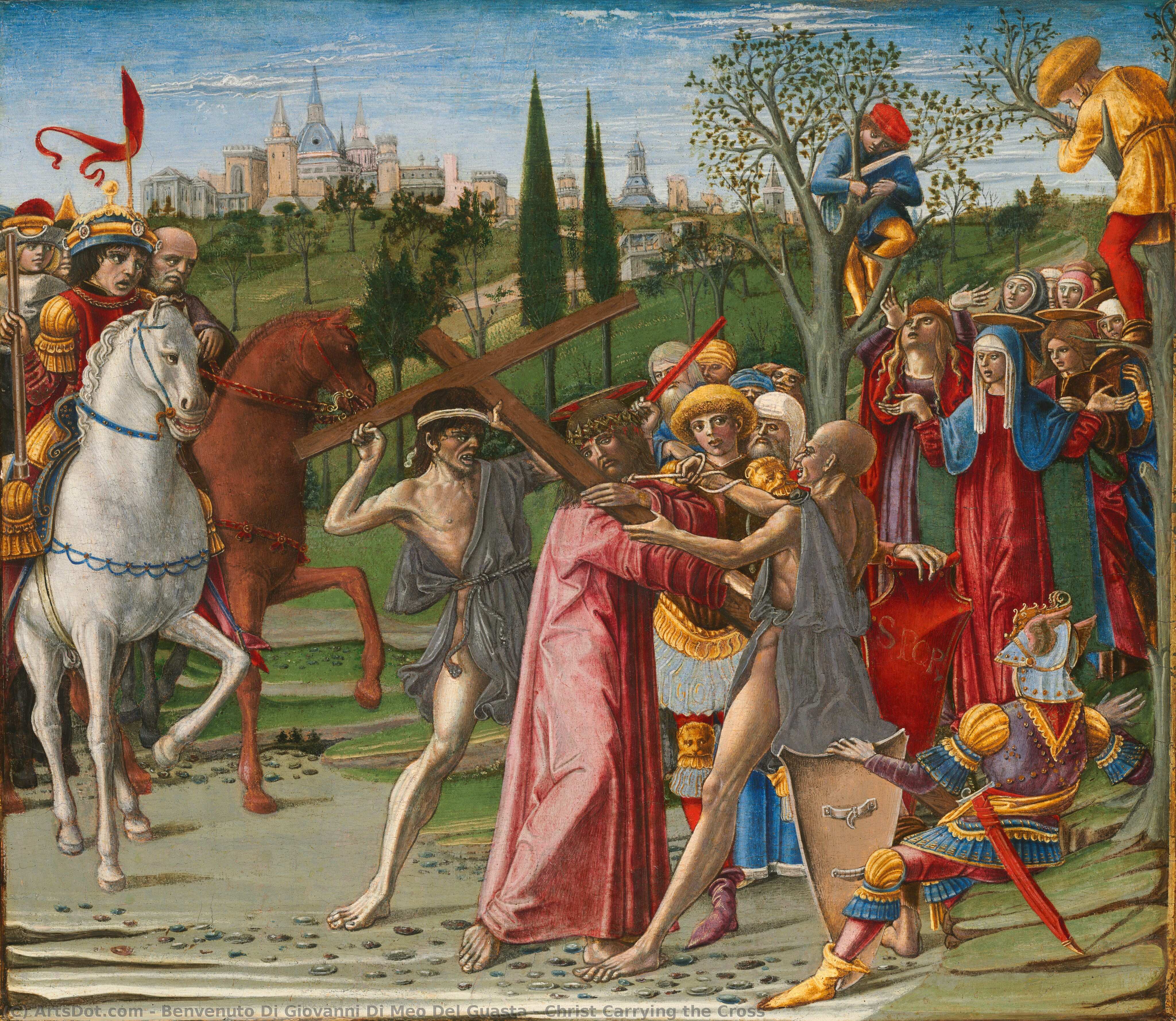 Christ Carrying The Cross — Benvenuto Di Giovanni Di Meo Del Guasta