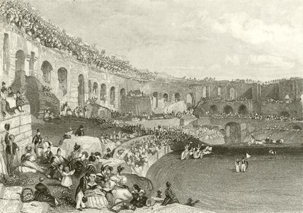 Amphitheatre At Nismes — James Duffield Harding