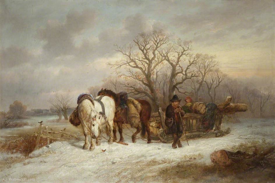 A Winter Scene — Alexis De Leeuw