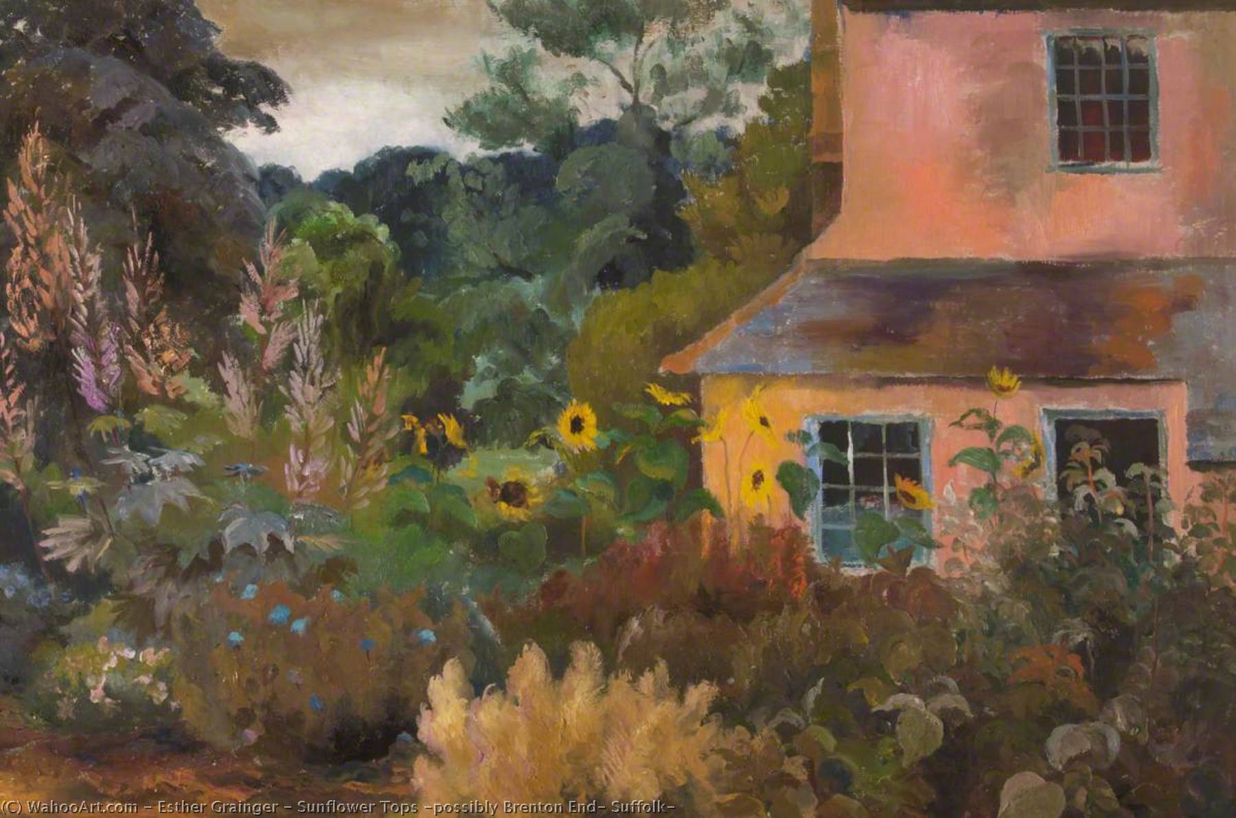 Sunflower Tops (possibly Brenton End, Suffolk) — Esther Grainger