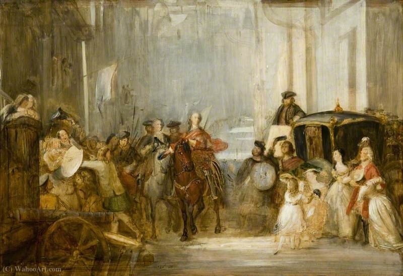 The Entrance Of Prince Charles Edward Stuart To Edinburgh After Prestonpans — Thomas Duncan