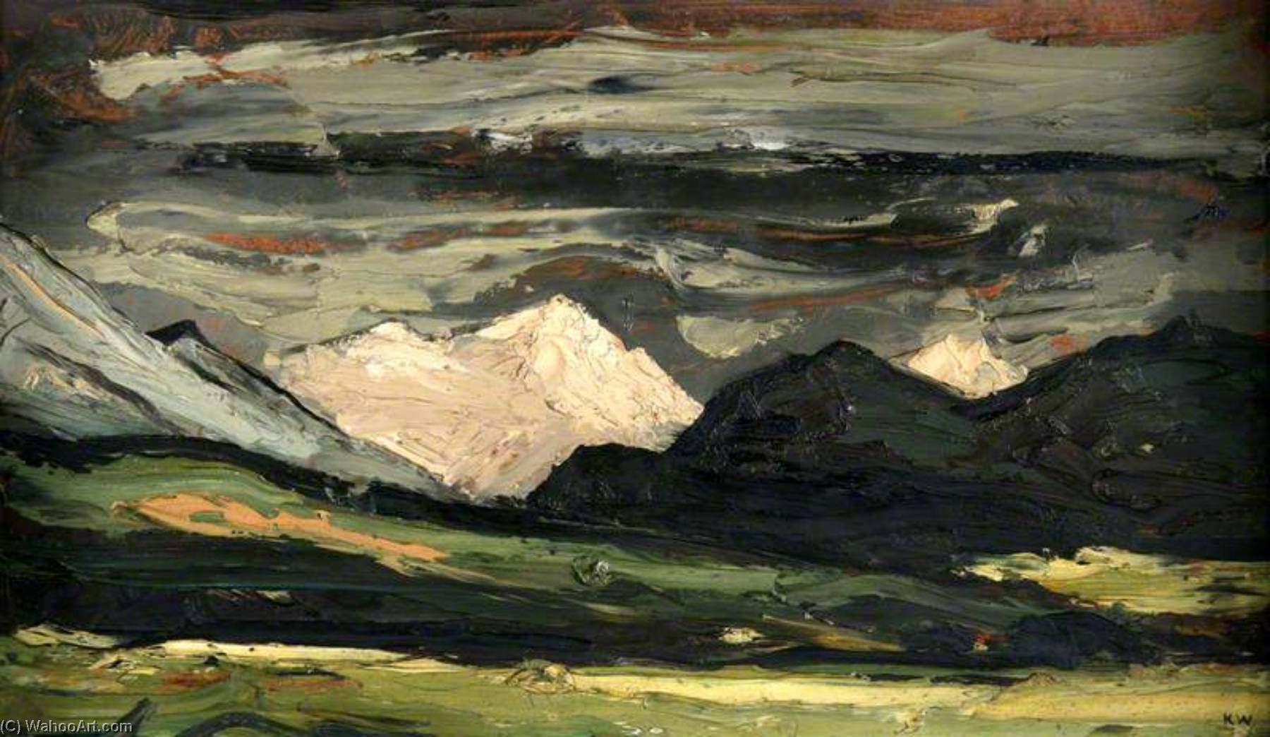 Snowdon From Near Harlech — John Kyffin Williams