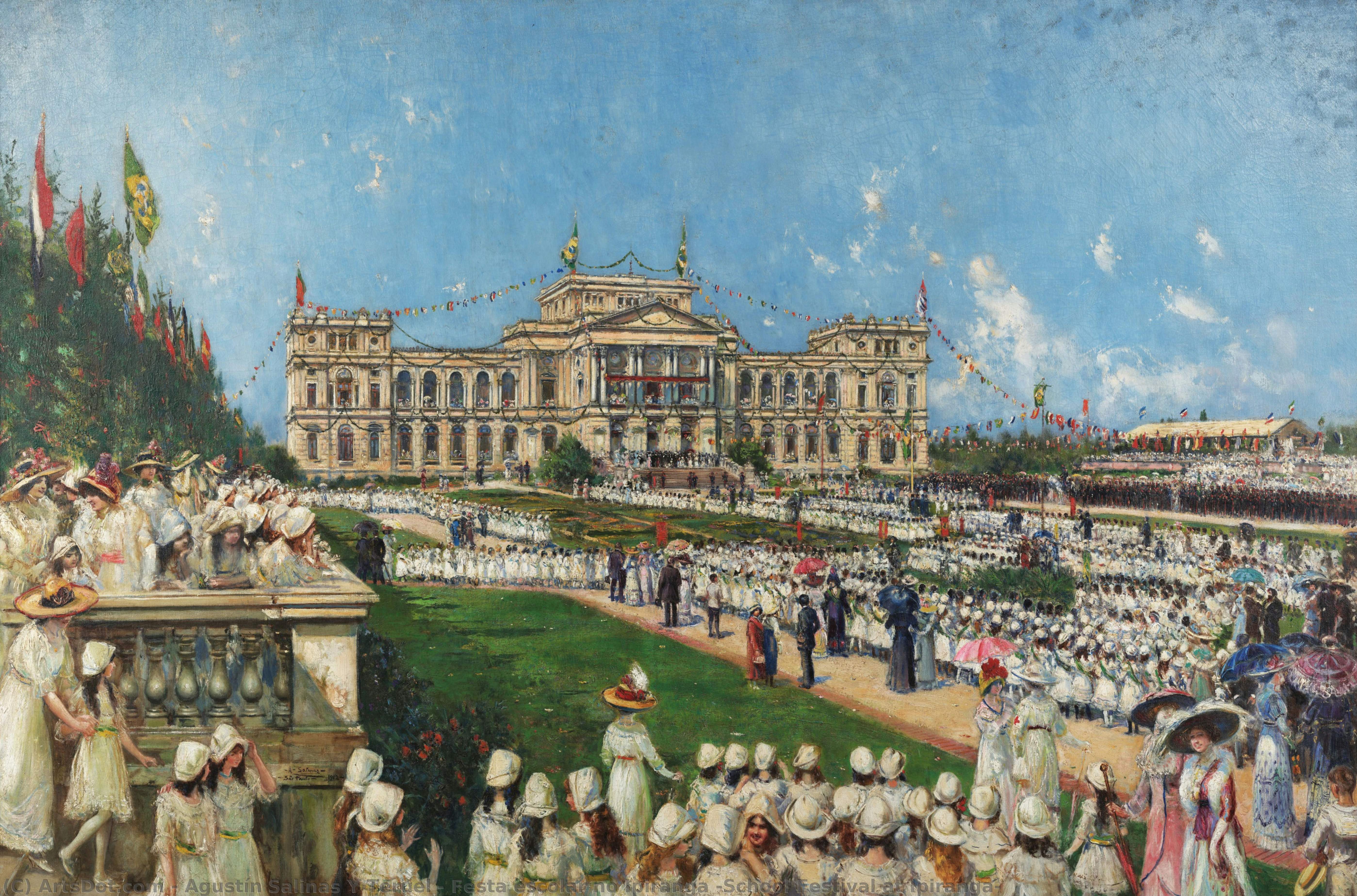 Festa Escolar No Ipiranga [school Festival At Ipiranga] — Agustín Salinas Y Teruel