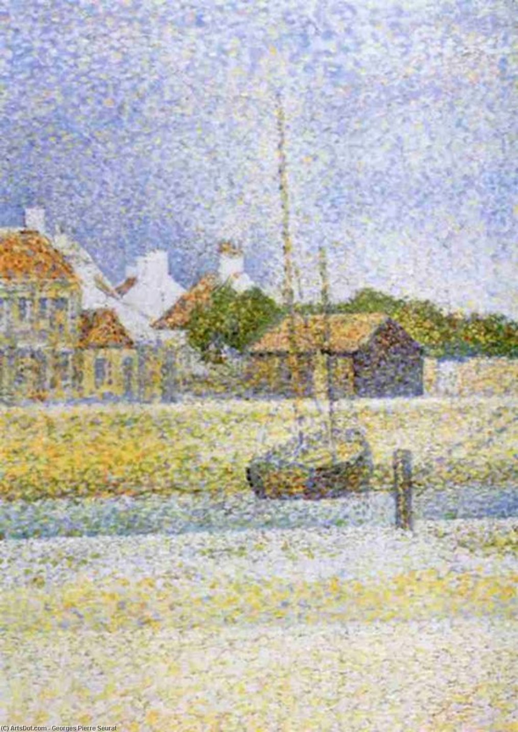 Canale Di Gravelines Grand Fort Philippe — Georges Seurat