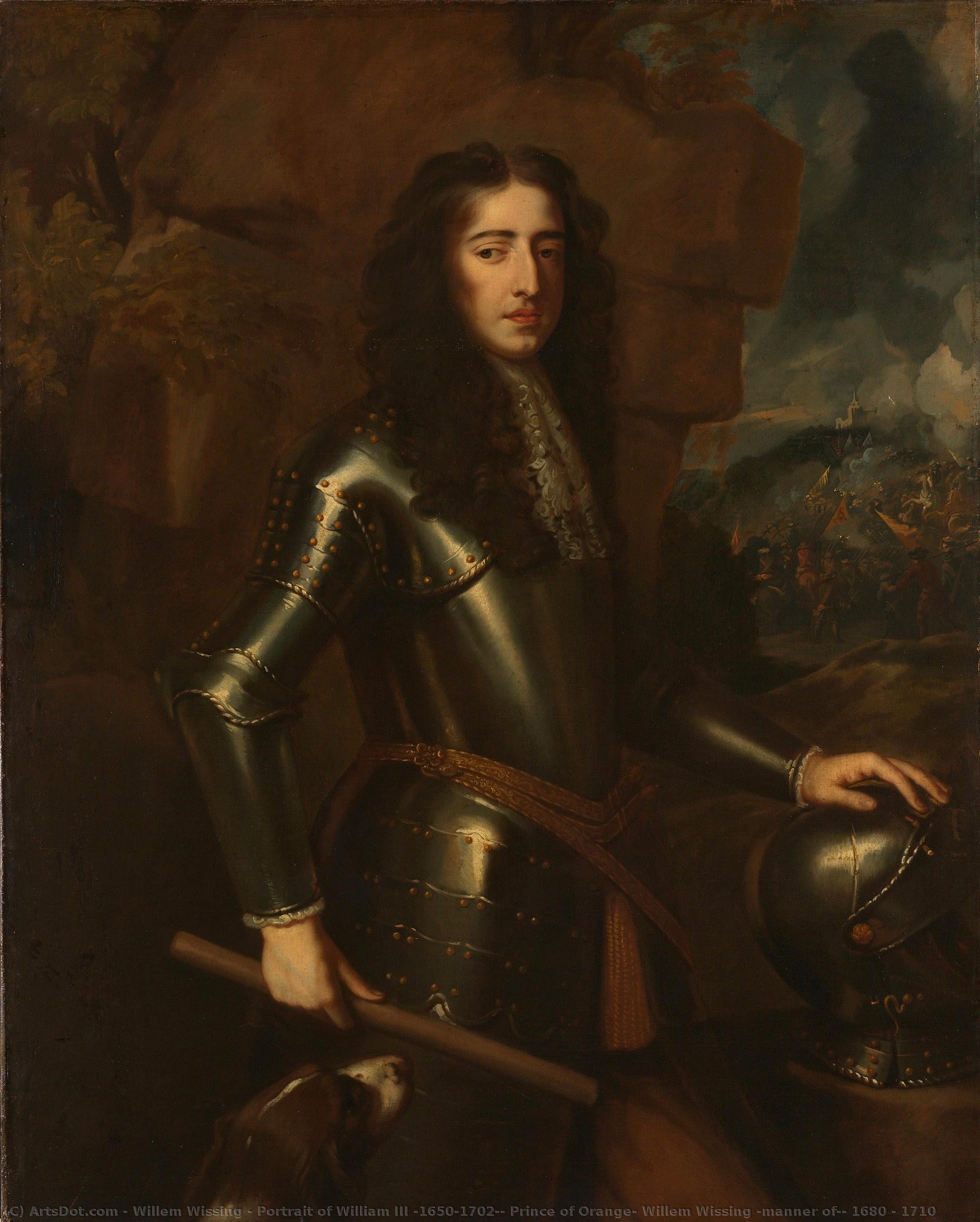 Portrait Of William Iii (1650-1702), Prince Of Orange, Willem Wissing (manner Of), 1680 - 1710 — Willem Wissing