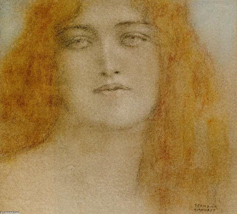 Study Of A Woman 1 — Fernand Edmond Jean Marie Khnopff