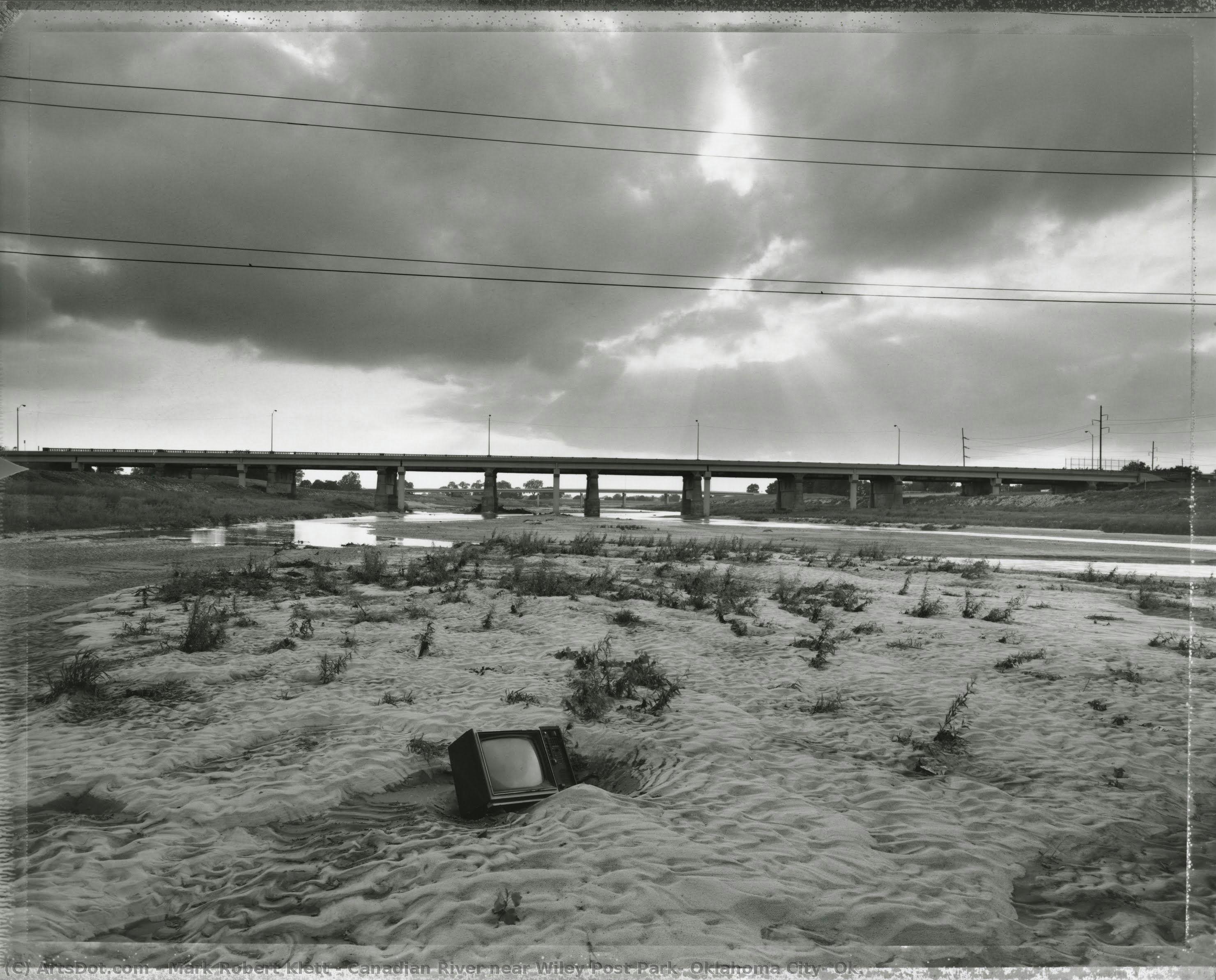 Canadian River Near Wiley Post Park, Oklahoma City, Ok. — Mark Robert Klett