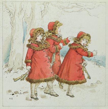 'winter' From April Baby's Book Of Tunes — Kate Greenaway