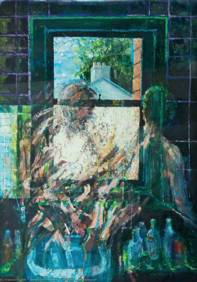 Self Portrait In Bathroom — Joseph Mcwilliams