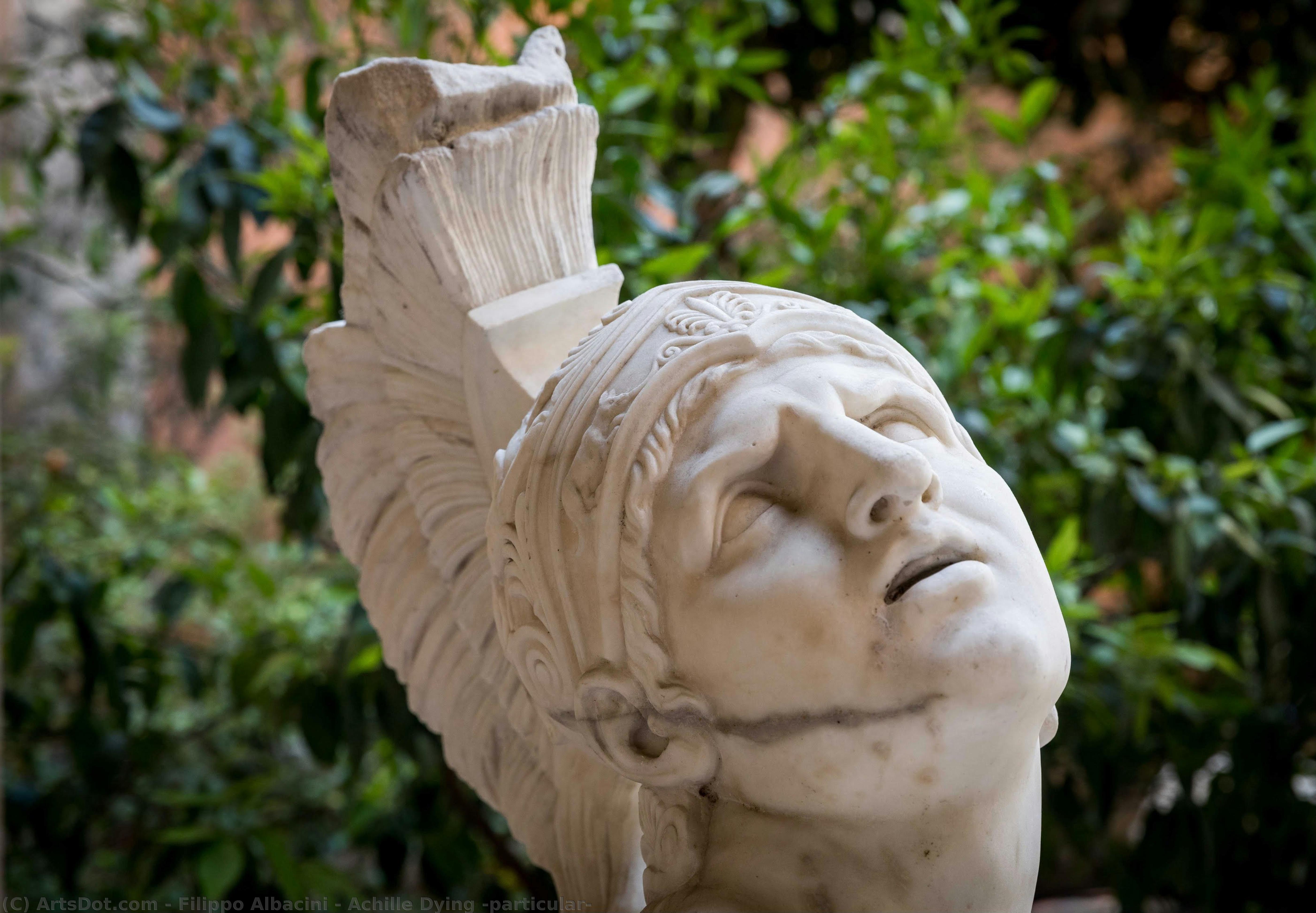 Achille Dying (particular) — Filippo Albacini