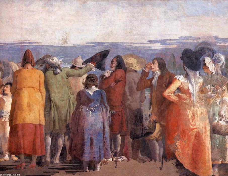 Mondo Novo (detail) — Giovanni Domenico Tiepolo