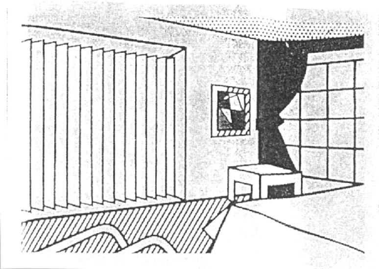 Bedroom (unique State) — ロイ・リヒテンシュタイン