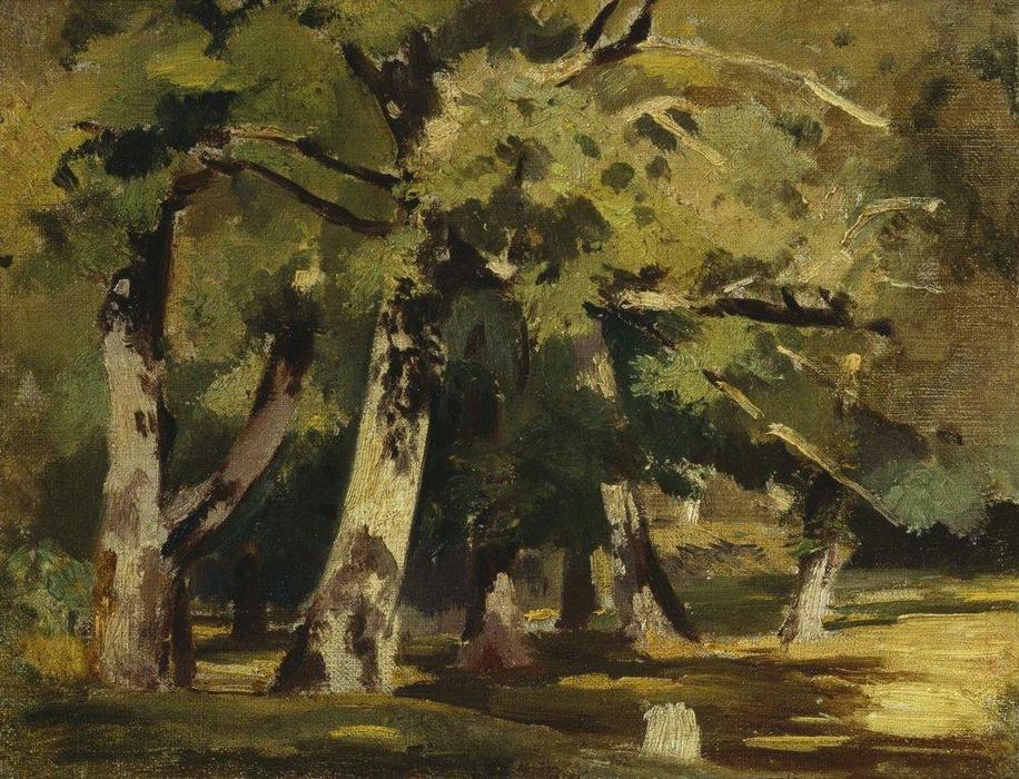 Oaks In Sunlight — Иван Шишкин