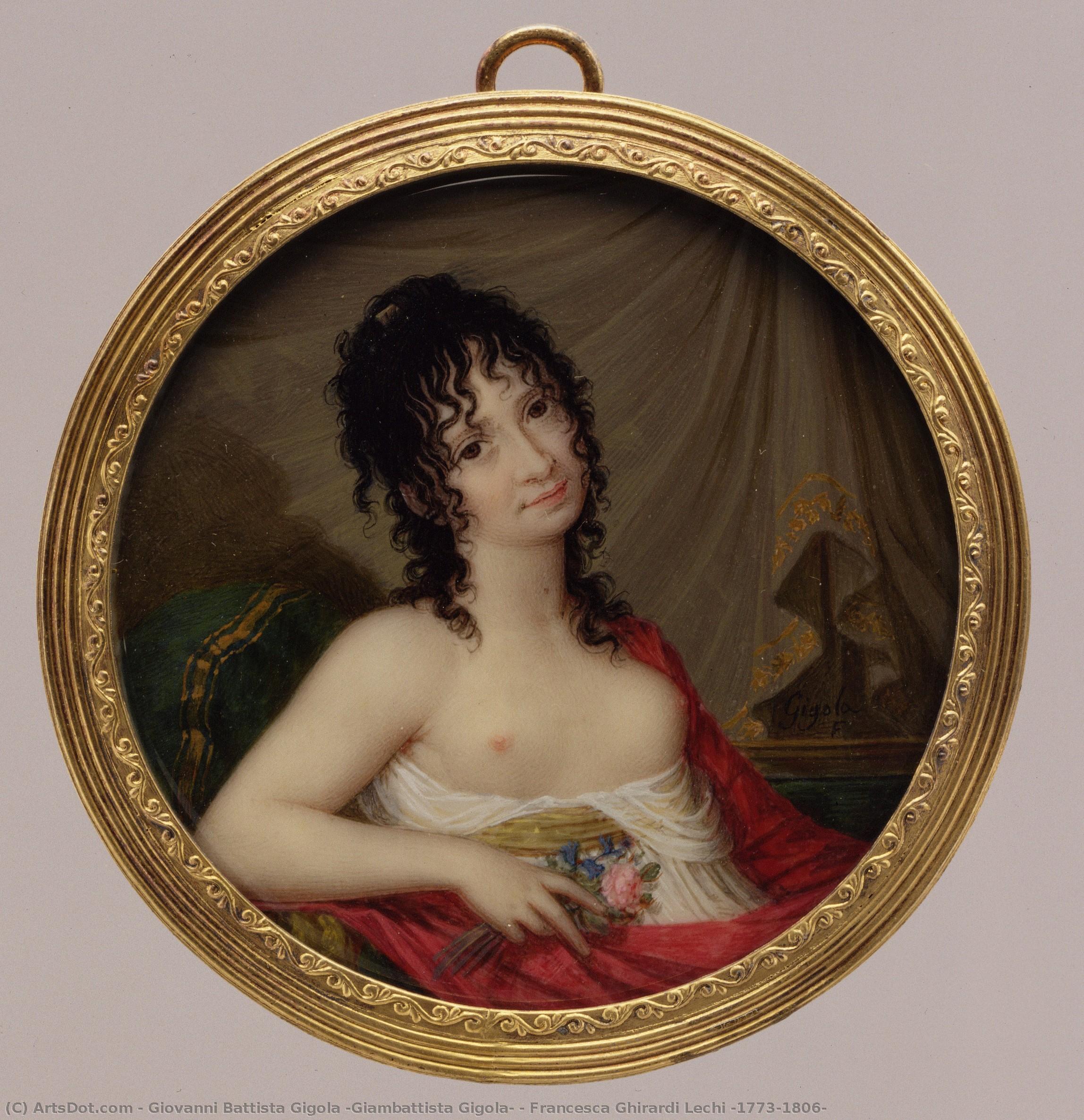 Francesca Ghirardi Lechi (1773–1806) — Giovanni Battista Gigola (giambattista Gigola)