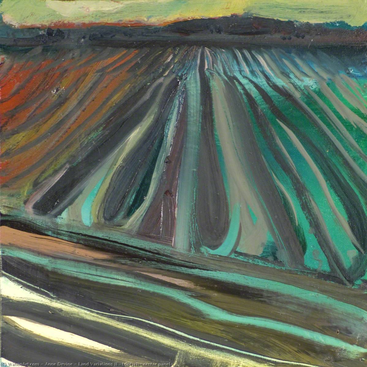 Land Variations Ii (triptych, Centre Panel) — Anne Devine