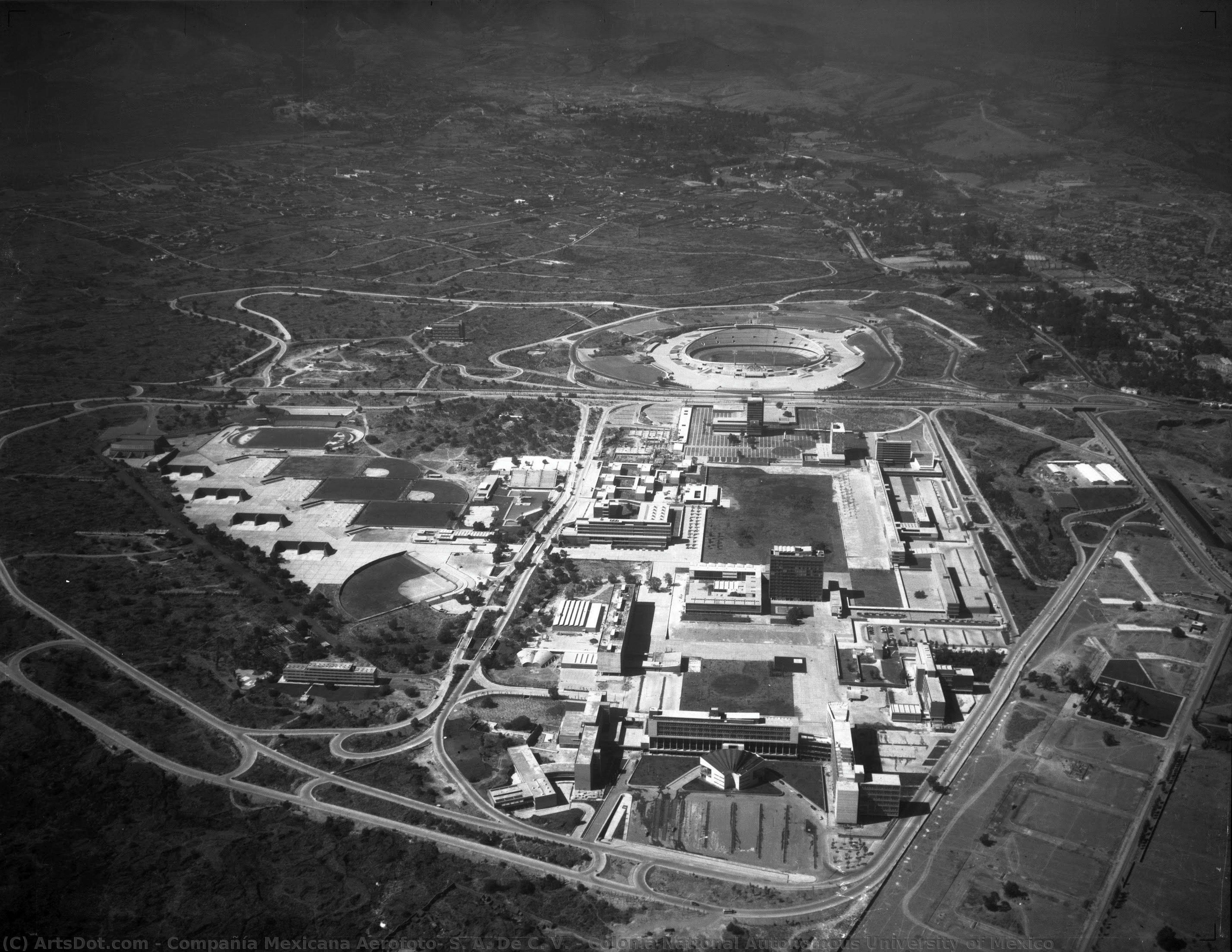 Colonia National Autonomous University Of Mexico — Compañía Mexicana Aerofoto, S. A. De C. V.