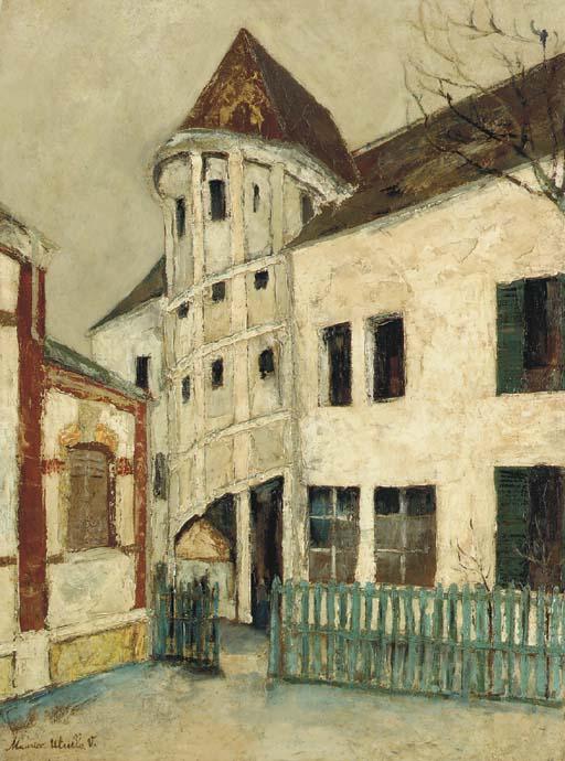 The Staircase Of Queen Bertha In Chartres — Maurice Utrillo