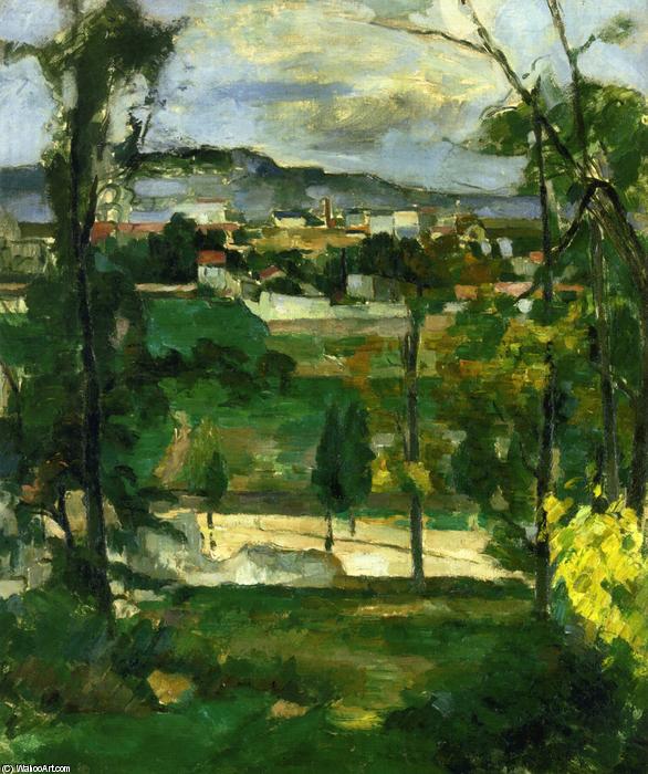 Village Behind Trees, Ile De France — Pol Sezan