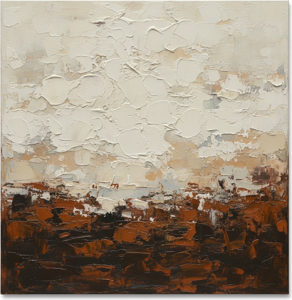 Layers Of Burnt Umber And Crushed Creamy Light — David Moreau