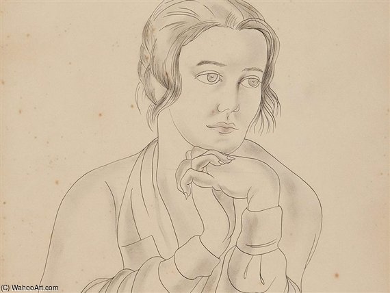 Female Portrait — Léonard Tsuguharu Foujita