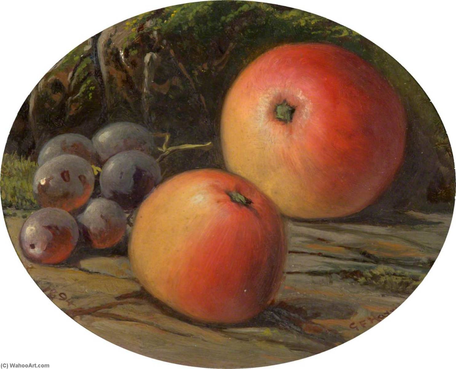 Apples And Grapes — George Frederick Harris