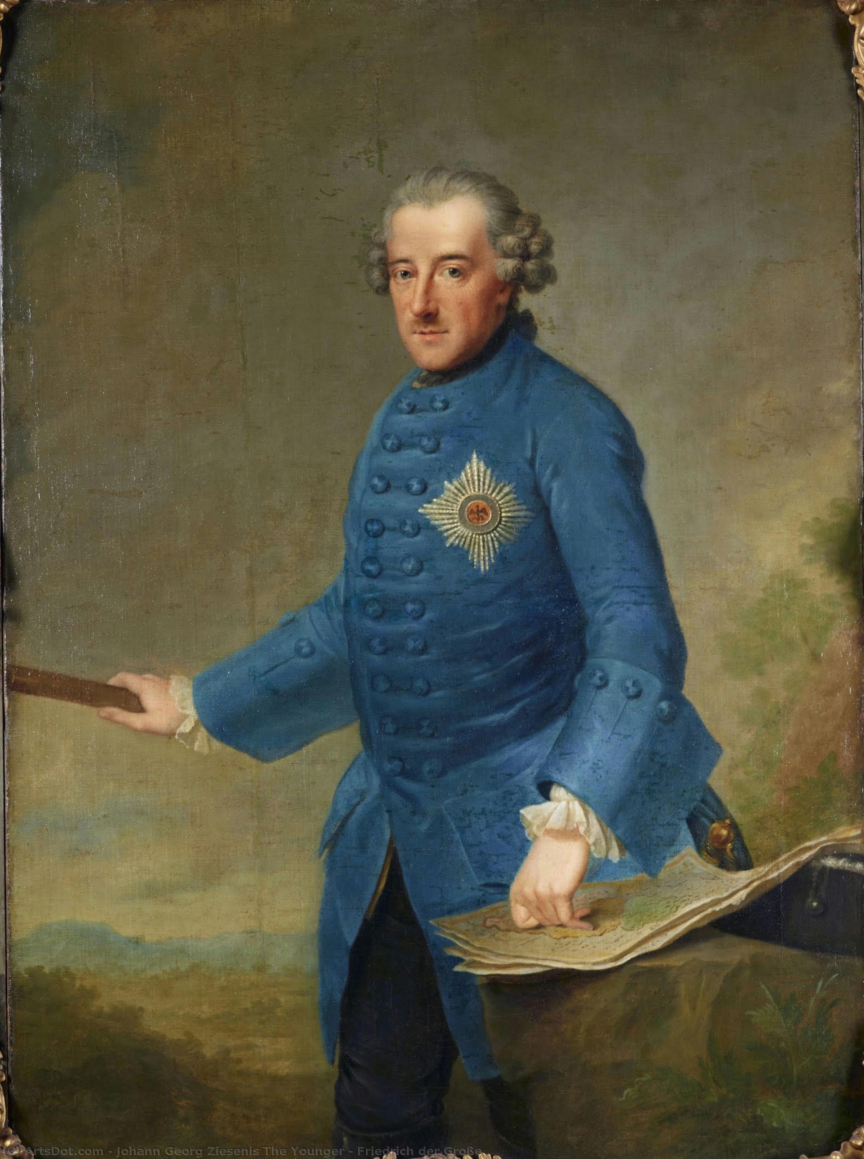 Friedrich Der Große — Johann Georg Ziesenis The Younger