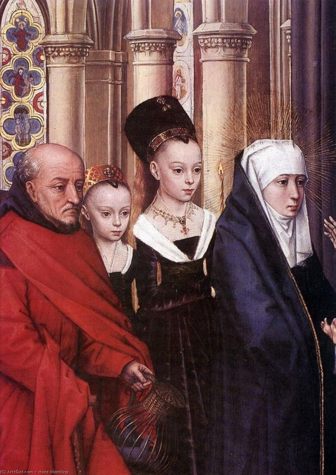 The Presentation In The Temple (detail - ) — Memling, Hans