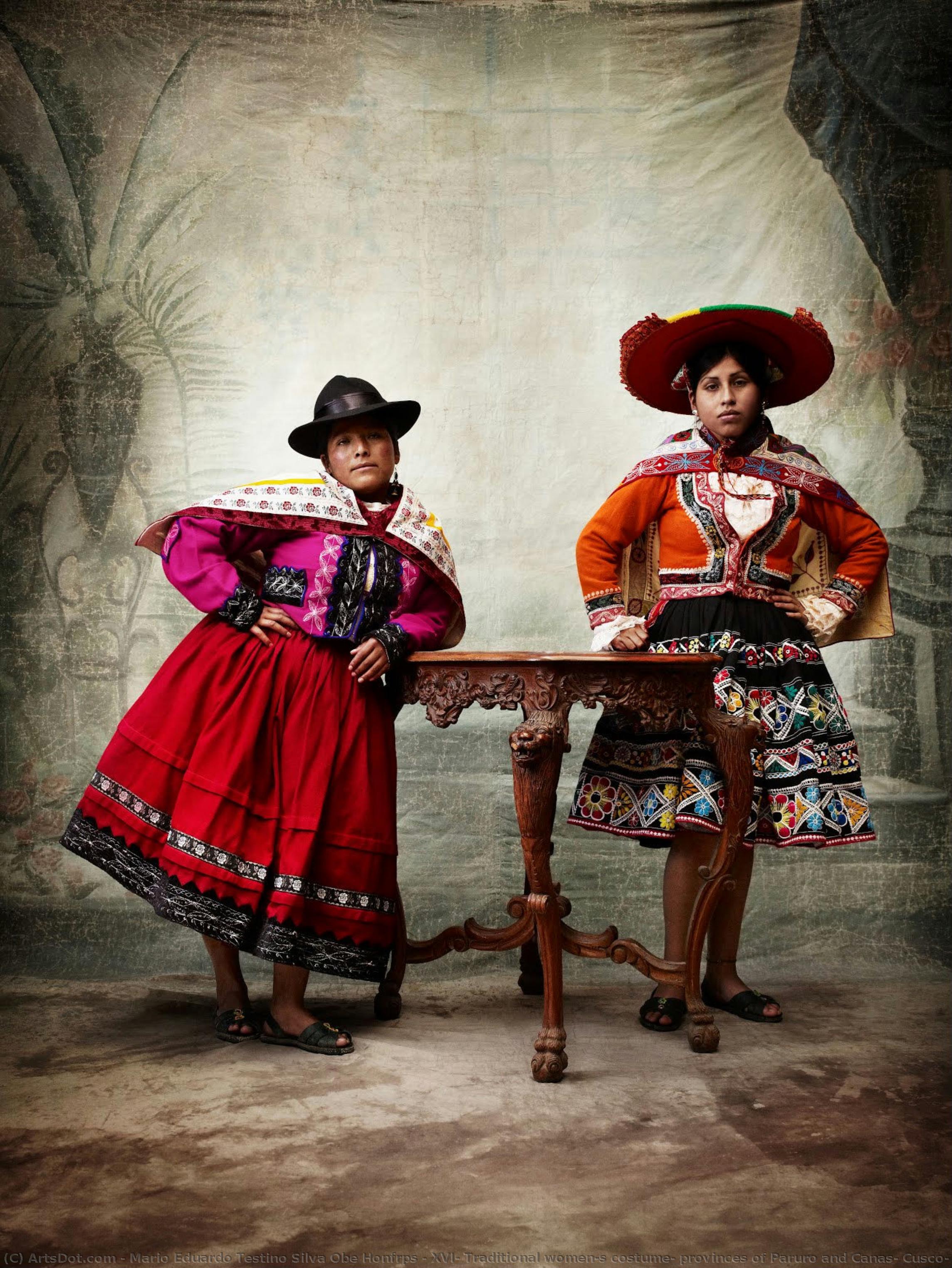Xvi, Traditional Women’s Costume, Provinces Of Paruro And Canas, Cusco, Peru 2010 — Mario Testino