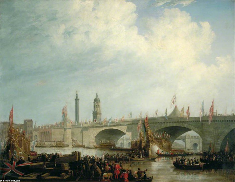 The Opening Of London Bridge By William Iv — Clarkson Frederick Stanfield