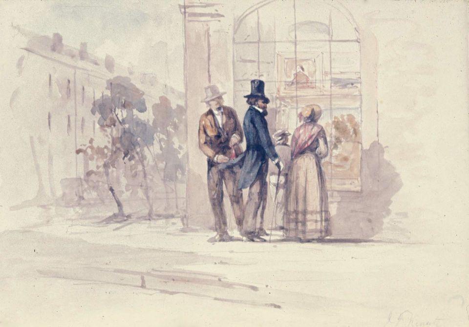 The Art Dealer's Window — John Frederick Kensett