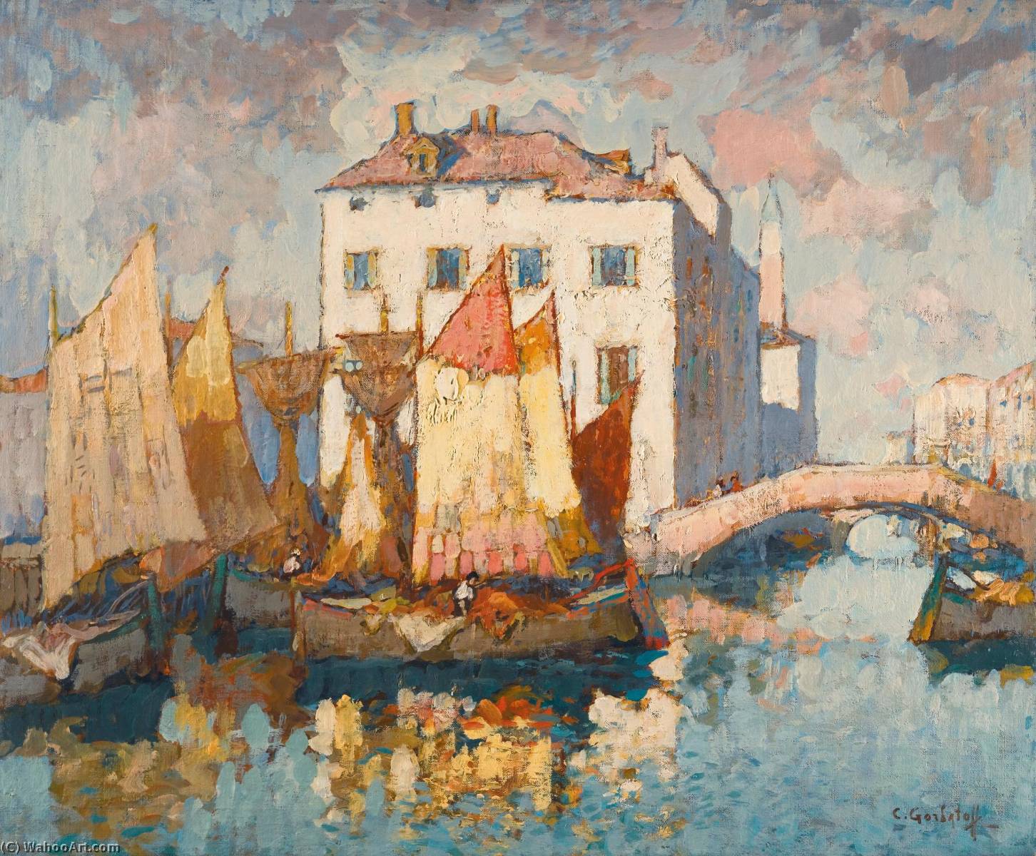 Fisherman In Chioggia — Konstantin Ivanovich Gorbatov