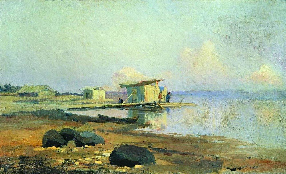On The River. Calm — Fyodor Alexandrovich Vasilyev