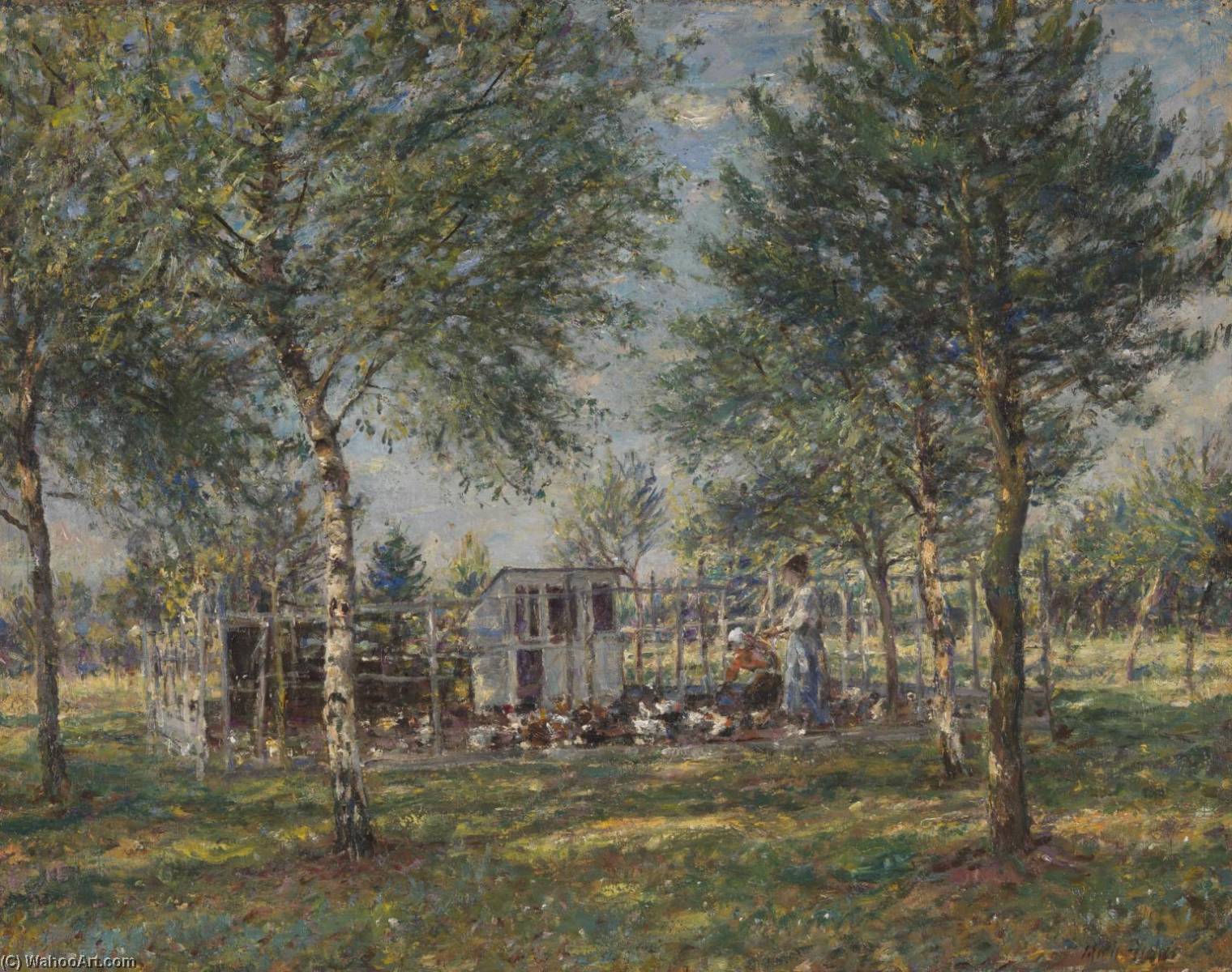 Feeding The Fowls — William Mark Fisher