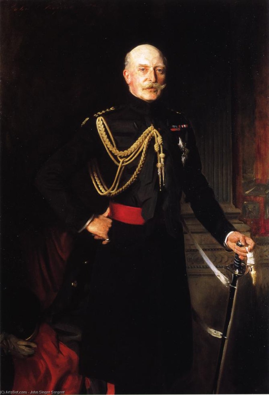 Fiield Marshall H.r.h. The Duke Of Connaught And Strathearn — John Singer Sargent