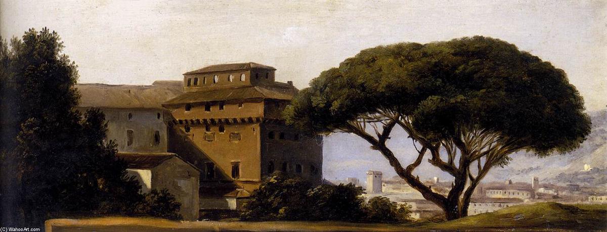View Of The Convent Of Ara Coeli With Pines — Pierre-henri De Valenciennes
