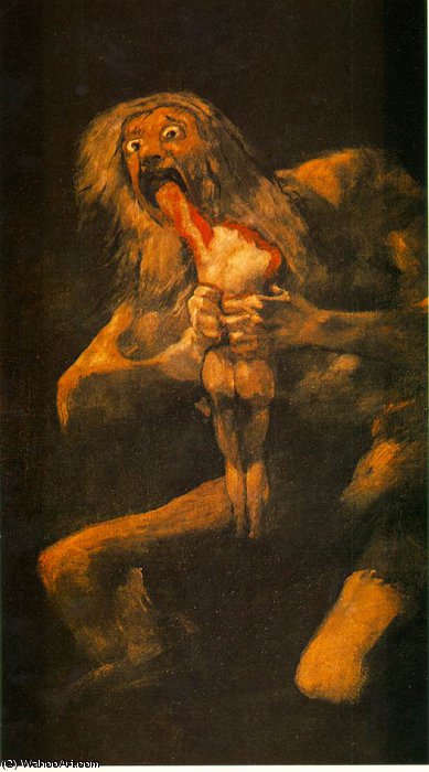 Saturn Son — Francisco José De Goya Y Lucientes